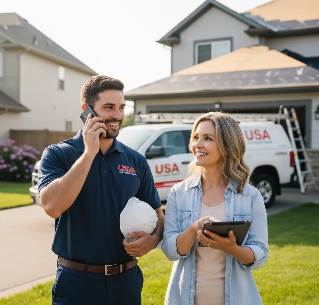 USA Roof Repair Experts customer support in Hayden